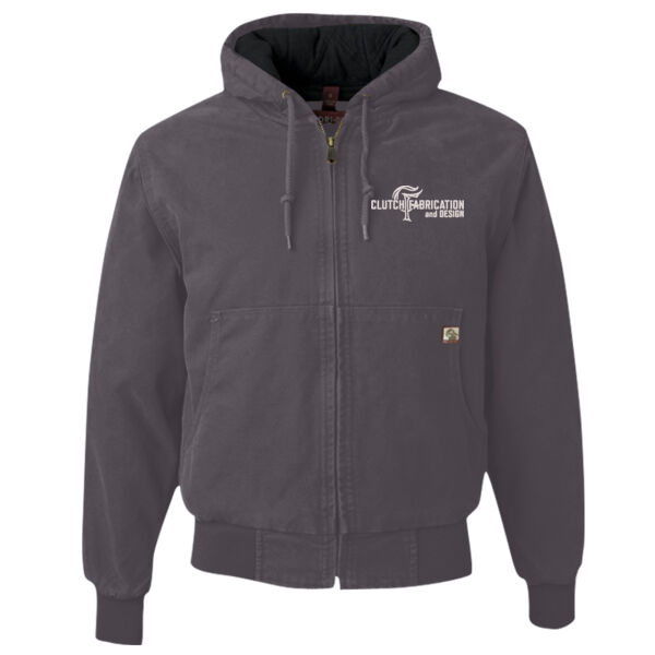 DRI DUCK - Cheyenne Boulder Cloth™ Hooded Jacket with Tricot Quilt Lining (12 oz./yd² (US), 20 oz./L yd (CA), 100% cotton quarry washed Boulder Cloth™ canvas) - Embroidered Logo Thumbnail