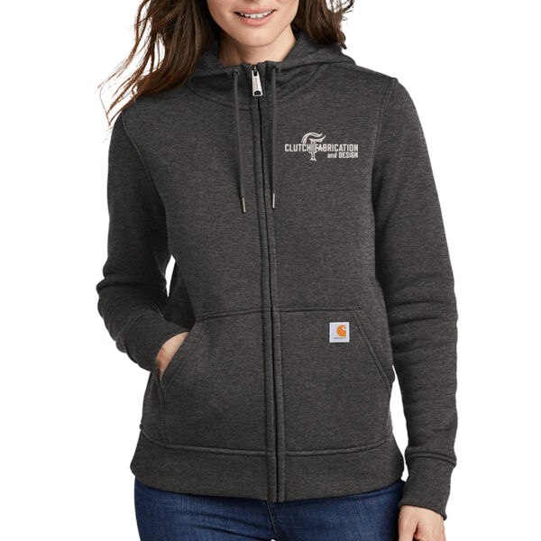 Carhartt® Women’s Clarksburg Full-Zip Hoodie - Embroidered Logo Thumbnail