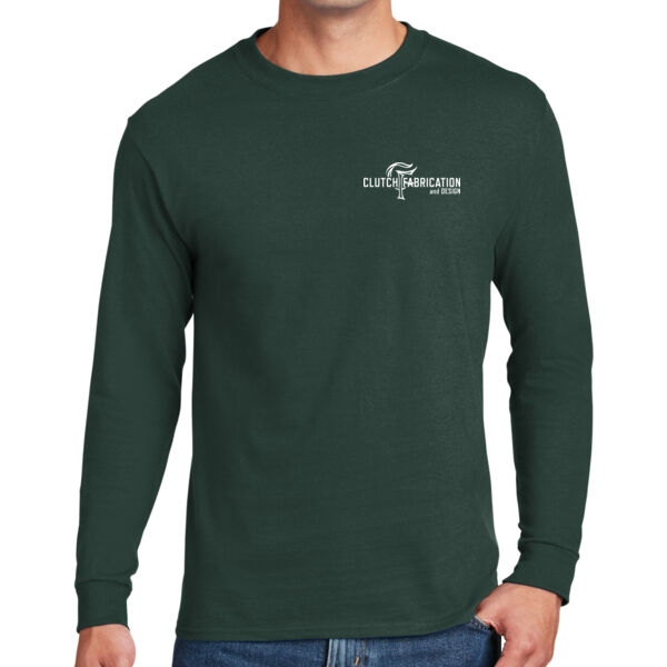 Hanes® Beefy-T® - 100% Cotton Long Sleeve T-Shirt (6.1-ounce, 100% ring spun cotton) - Printed Logos Thumbnail