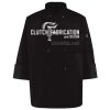Ten Pearl Button Black Chef Coat Thumbnail