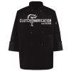 Ten Pearl Button Black Chef Coat Thumbnail